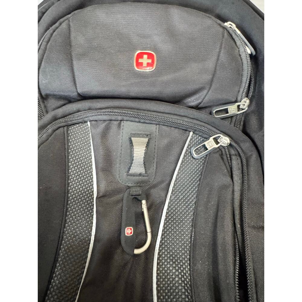 SwissGear ScanSmart Laptop Backpack Black TSA Travel Business Bag NWOT - Picture 2 of 11